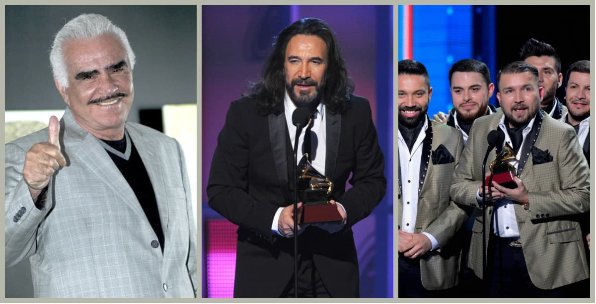 'El Buki', Vicente Fernández y otros ganadores de Mejor Canción de Regional Mexicano en los Latin GRAMMY