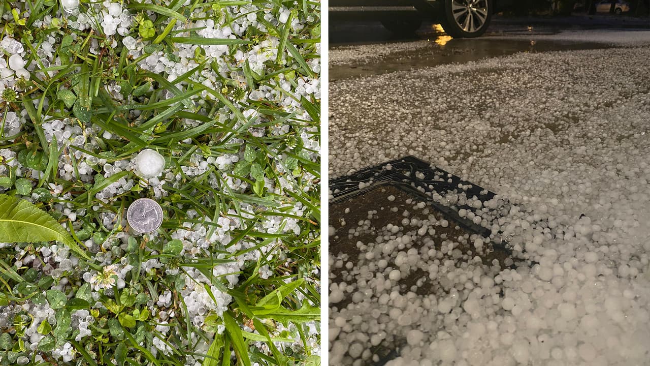 Tormentas severas dejan granizo de casi un centímetro en Carolina del Norte
