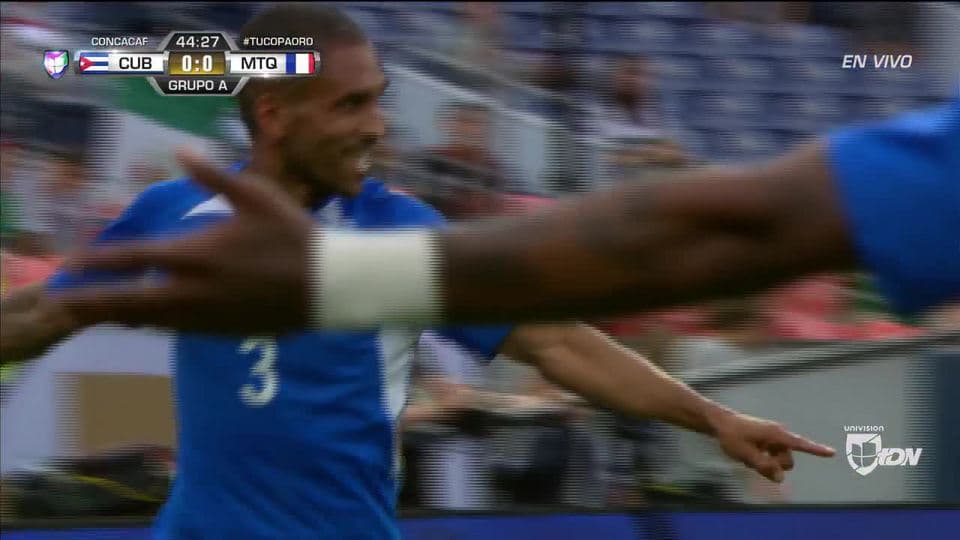 ¡GOOOL! Joris Marveaux anota para Martinique