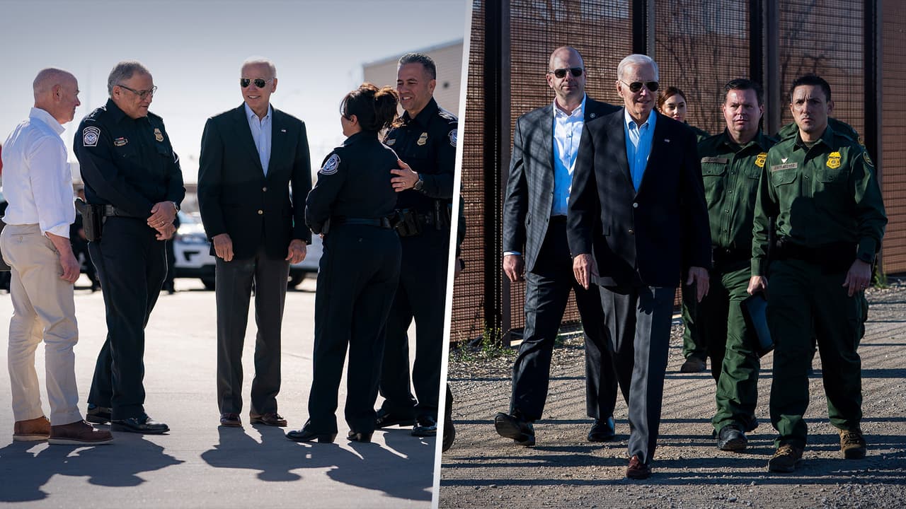 Lo que dijo el presidente Biden en su primera visita a la frontera desde que asumió su mandato