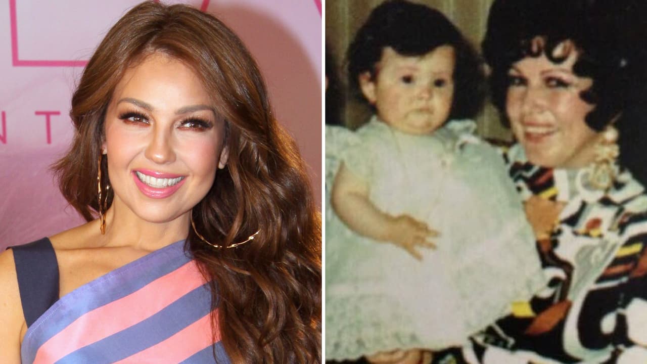 Thalía confiesa que aún intenta llamar a su fallecida mamá y se da “de frente contra la pared”