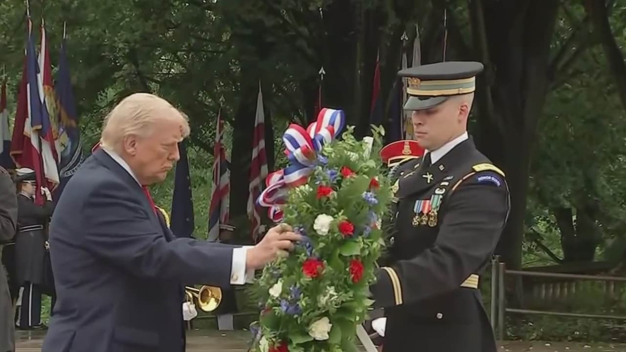 Trump y Vance encabezan homenaje en el Memorial Day a 250 años de la independencia del país