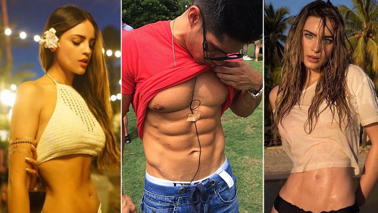 Los cuerpos de estos famosos están hechos a base de mucho ejercicio es por eso que pueden generar suspiros, pero también muchas envidias.
