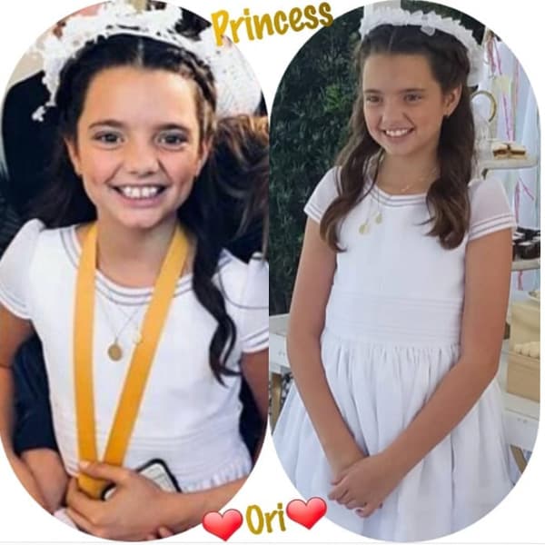 Oriana, la hija mayor de Gaby Espino, recibió su primera comunión el sábado pasado en Miami y su famosa mamá le organizó una fiesta para celebrarla.