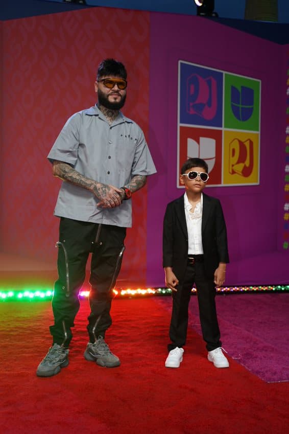 Para Farruko será una noche especial, pues está acompañado de uno de sus hijos.