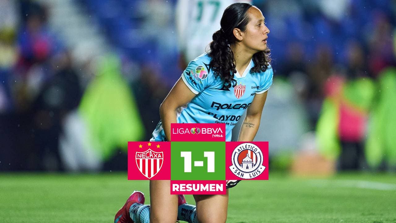 Resumen | Necaxa rescata el empate ante San Luis, en Liga MX Femenil