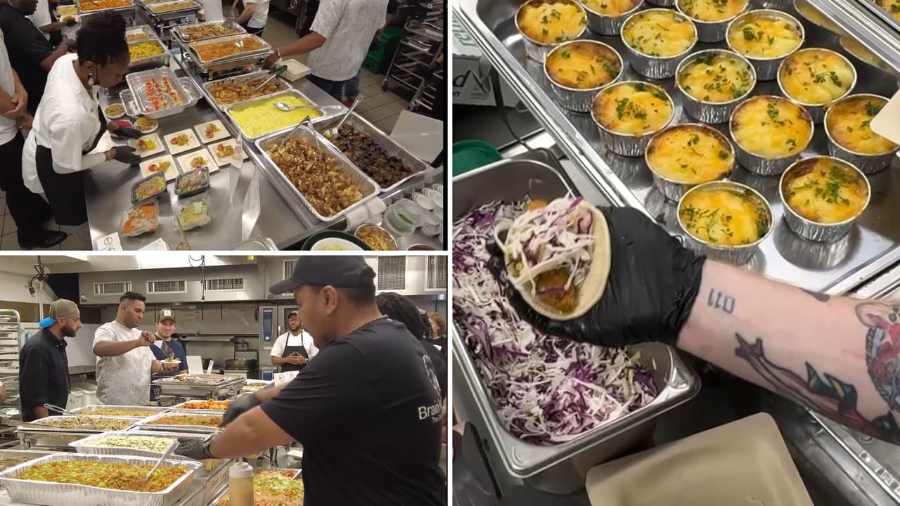 Autoridades muestran menú de comida que ofrecen a inmigrantes en refugios de Nueva York