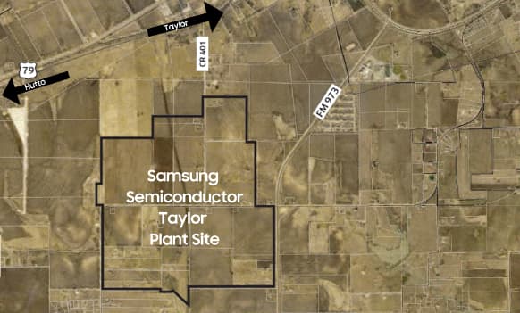 La nueva planta estará ubicada en Taylor, a menos de 30 minutos de Austin.