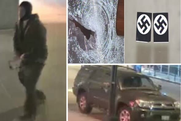 Ofrecen recompensa para dar con responsable de crimen de odio hacia una sinagoga de Chicago