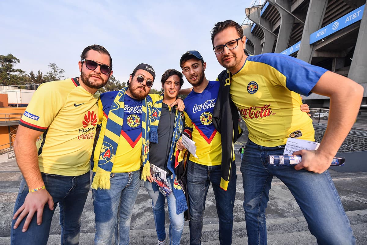 En el Estadio Azteca se vive la Final del Apertura 2018 entre Cruz Azul y América.