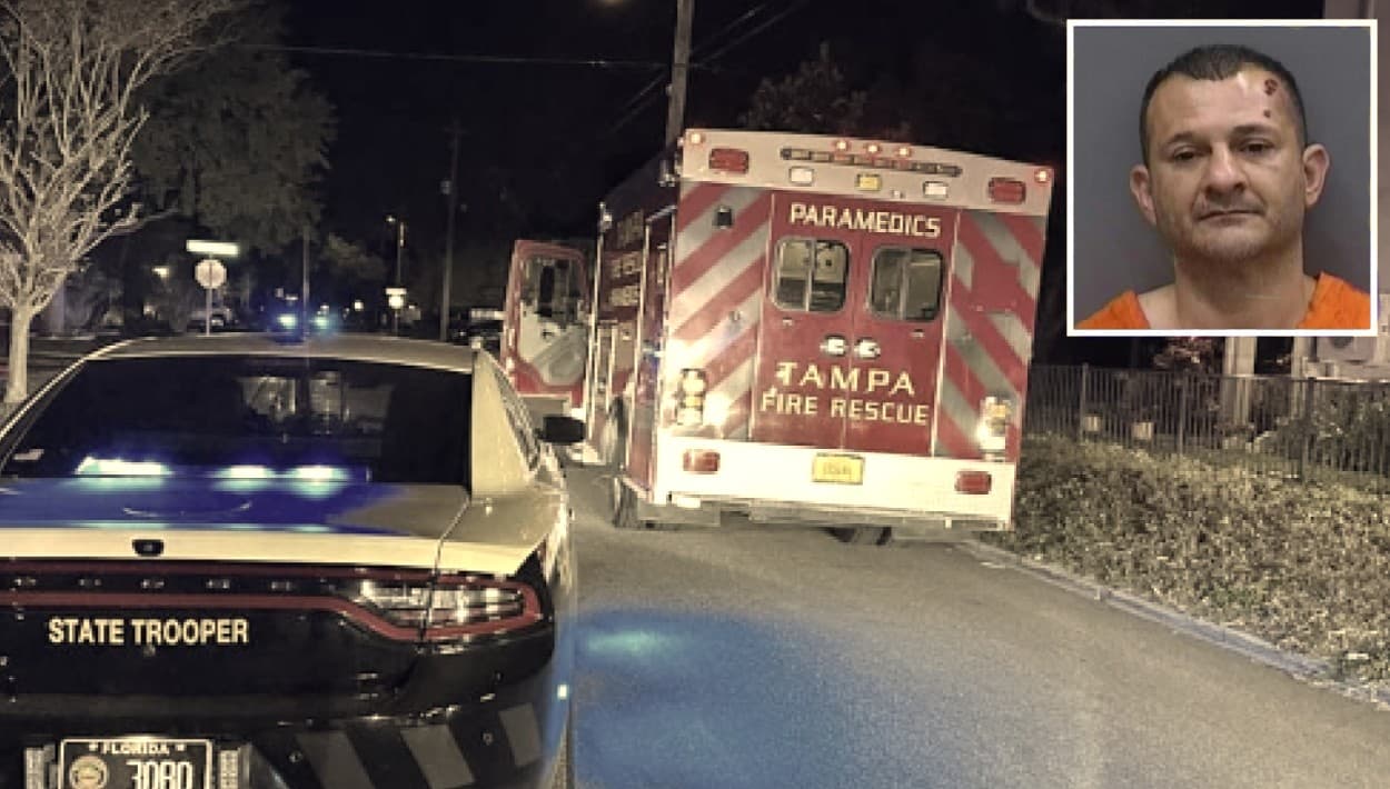 Cerveza en mano, hispano explica por qué escapaba en la ambulancia que robó de un hospital en Tampa