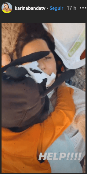 Karina Banda publicó en sus historias de Instagram, los divertidos momentos que pasó con los más pequeños de su familia. Aunque terminó por pedir "ayuda", se veía feliz por estar rodeada de sus seres queridos.