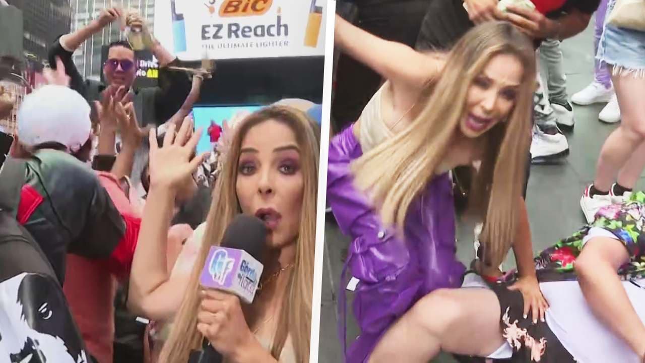 Gelena Solano sufre caída durante zafarrancho en Nueva York