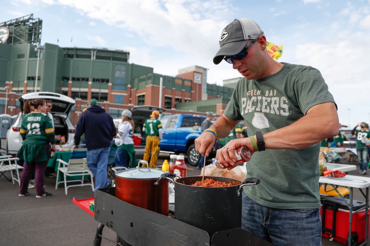 El Estadio Lambeau registra de manera constante un lleno cada que los Empacadores se presentan.