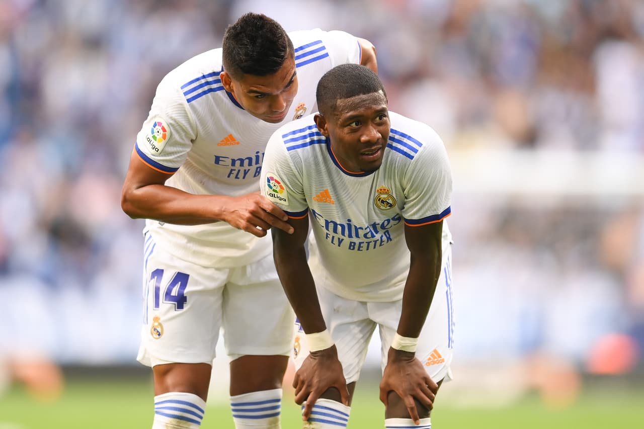 David Alaba puder ser baja del del Real Madrid ante el Manchester City.