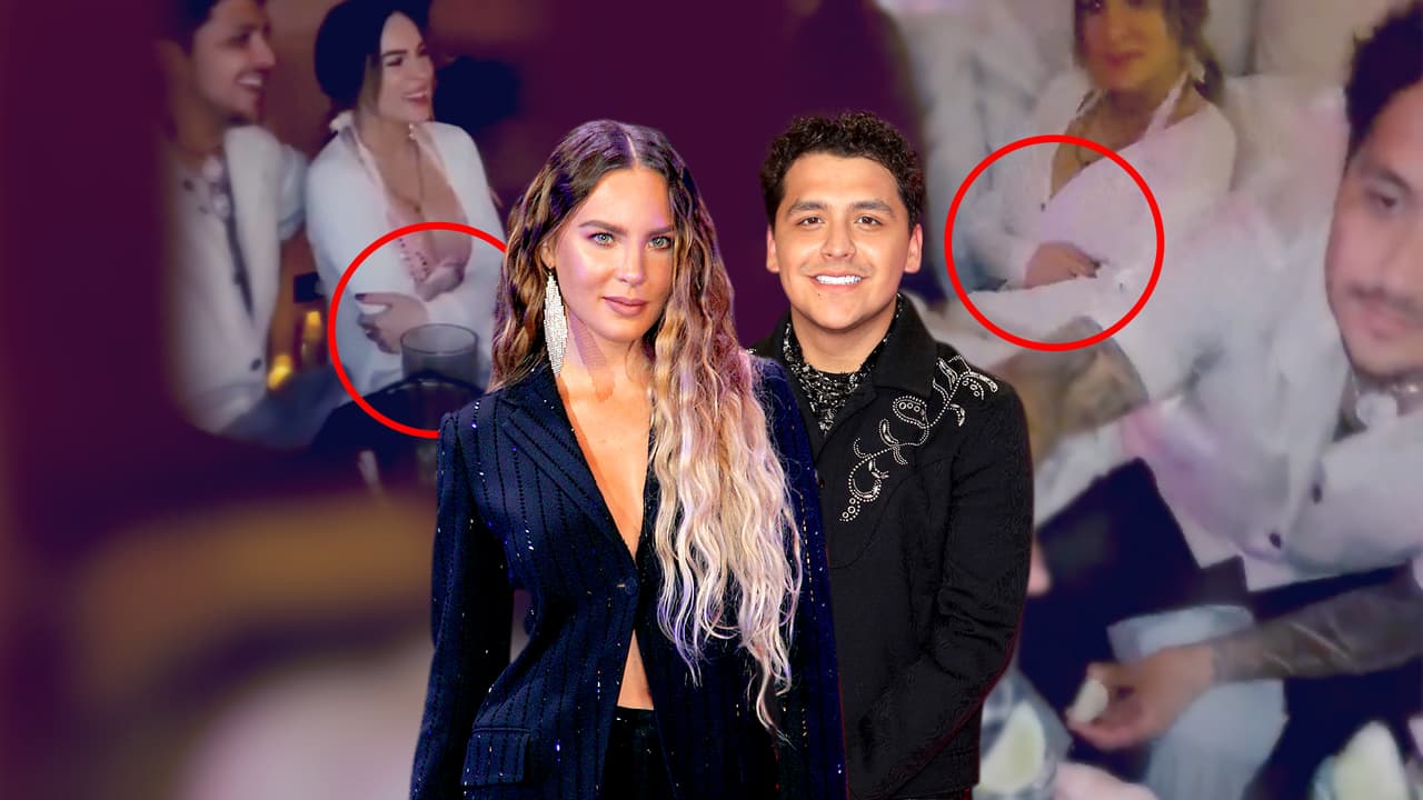 Los gestos de Belinda que hacen pensar que está embarazada de Christian Nodal