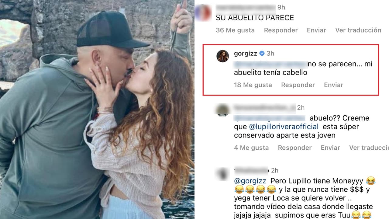 Giselle Soto así respondió a quienes le dicen que Lupillo Rivera parece su "abuelito".