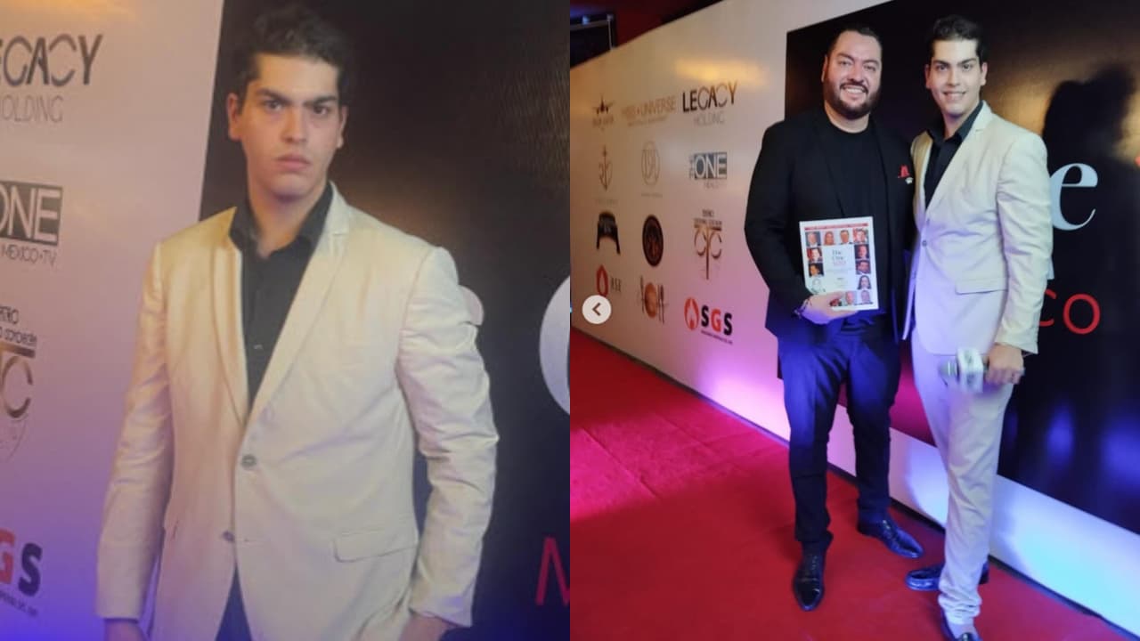 Emilio Levy, hijo de Mariana Levy, debutó así como presentador en la alfombra roja de un evento en la Ciudad de México.