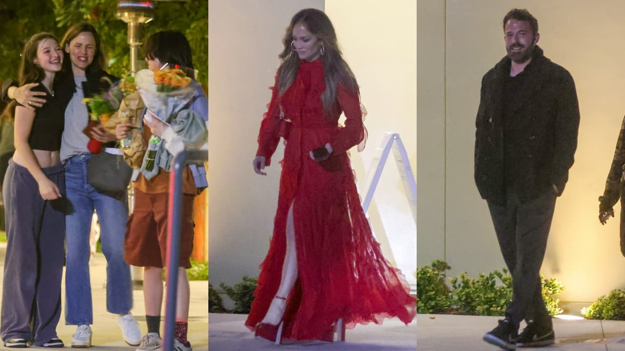 JLo se pasea frente a la ex de Ben Affleck con despampanante vestido en obra de teatro de su hijastra