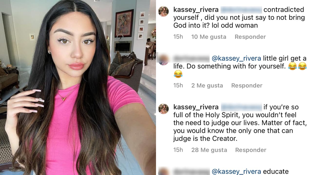 Kassey, la hija de Rosie Rivera, salió a defender a su abuela, pero también fue blanco de críticas.