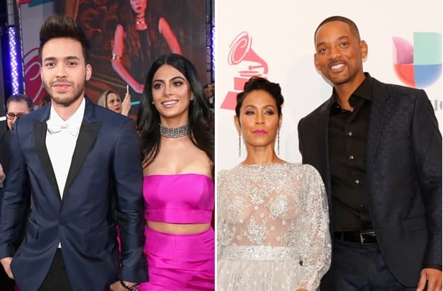 Royce no fue el único en atraer miradas en la alfombra, también lo hizo Will Smith y su esposa.