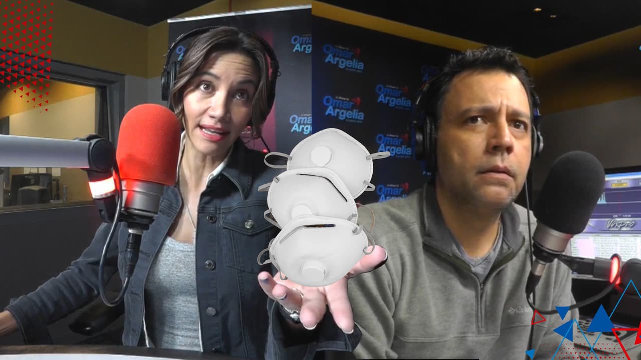 Omar y Argelia están preocupados por el coronavirus y compraron máscaras para un futuro viaje