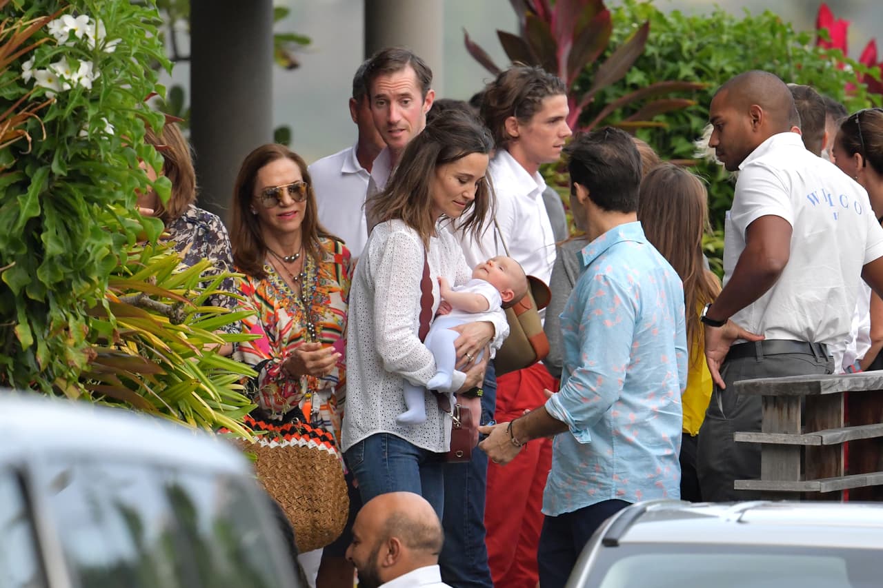 Pippa Middleton disfruta de sus vacaciones familiares en la isla de San Bartolomé.