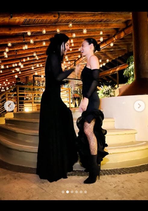 Marimar y Zuria Vega también acompañaron a Maite Perroni en esa noche tan especial. 
<br>