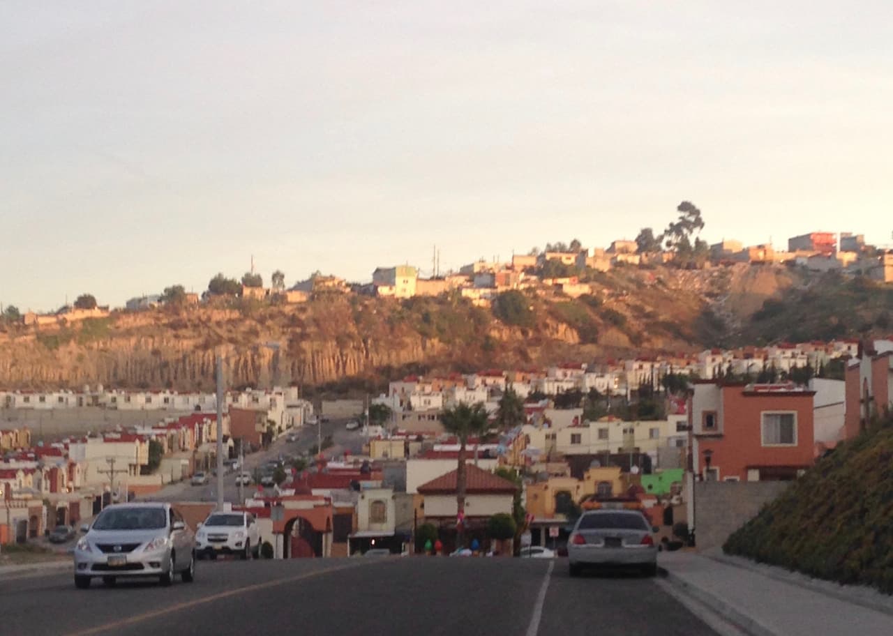 Un barrio de la ciudad de Tijuana.