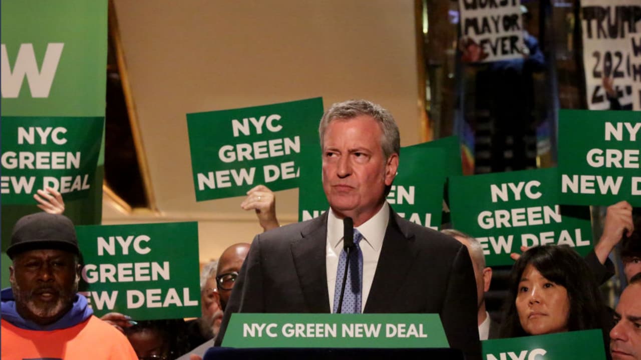 "Reduzca sus emisiones o pague el precio": de Blasio advierte a Trump a días de iniciarse el 'Acuerdo Verde' en Nueva York 