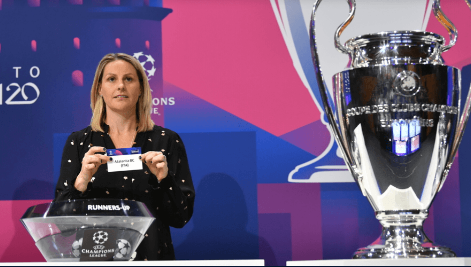 Dortmund - Paris, Real Madrid - City, Atalanta - Valencia, Atlético - Liverpool, Chelsea - Bayern, Lyon - Juve, Tottenham - Leipzig y Nápoles - Barcelona.