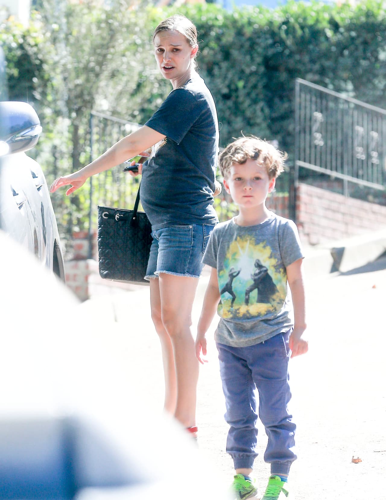 Aleph se fue con mami.