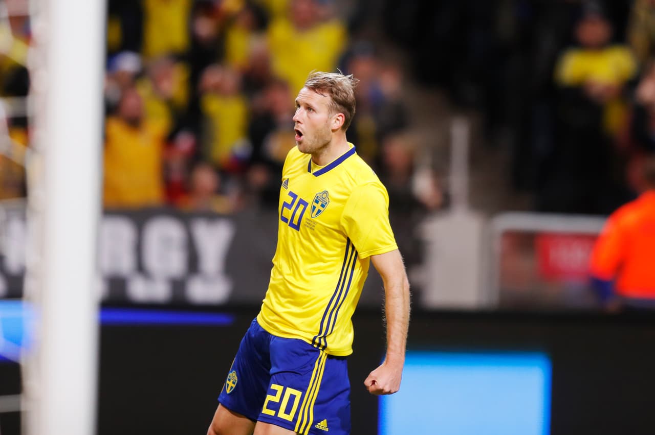 El empate sueco llegó de inmediato con una anotación al minuto 23.