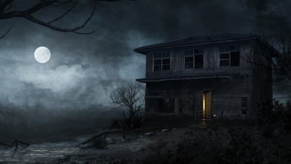 La casa embrujada: Vivienda espectral y fantasmal de la que nadie escapa.