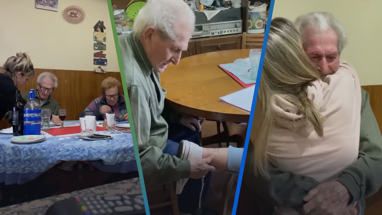 Joven se tatúa los nombres de sus abuelitos y su reacción al mostrárselo se vuelve viral en las redes