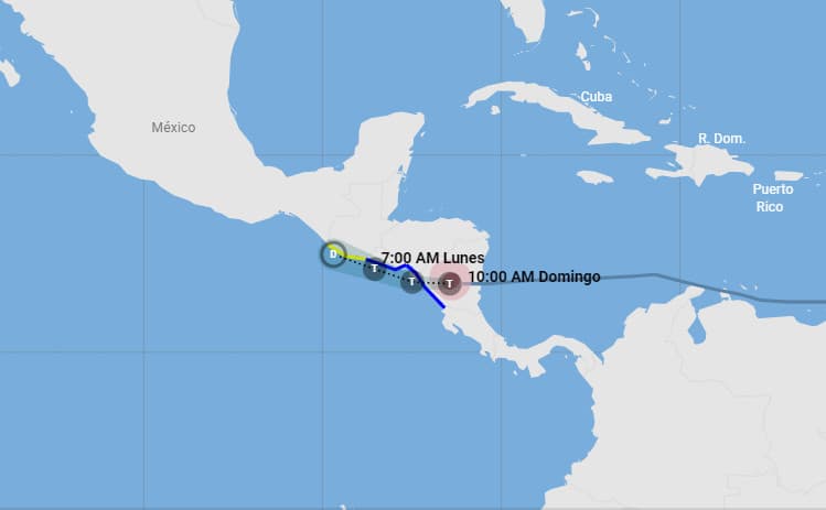 En vivo: Julia se degrada a tormenta tropical mientras sigue avanzando por Nicaragua