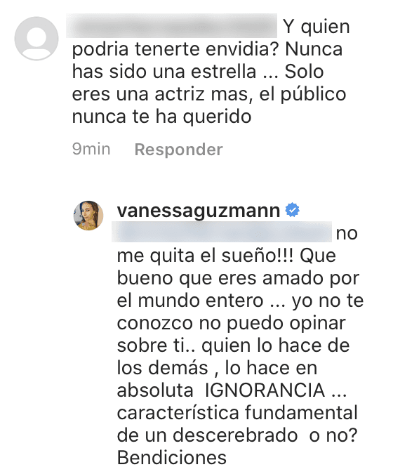 Otro de sus detractores dijo que no podrían tenerle envidia porque
<b> "nunca ha sido una estrella".</b>
<br>