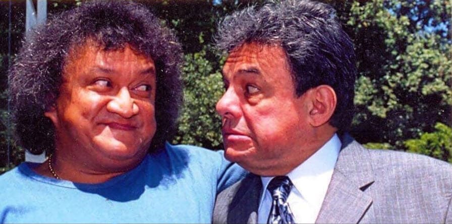 Se trató de 
<b><a href="https://www.facebook.com/JoJoJorgeFalconOficial/photos/a.1665493193480271/3293782760651298/?type=3&theater" target="_blank">esta foto</a></b> en la que ambos aparecen haciendo graciosos gestos. 
<br>