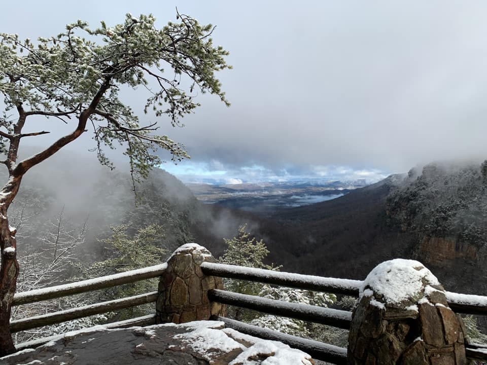 Ubicado en el borde occidental de Lookout Mountain, Cloudland Canyon es uno de los parques más grandes y pintorescos del estado.