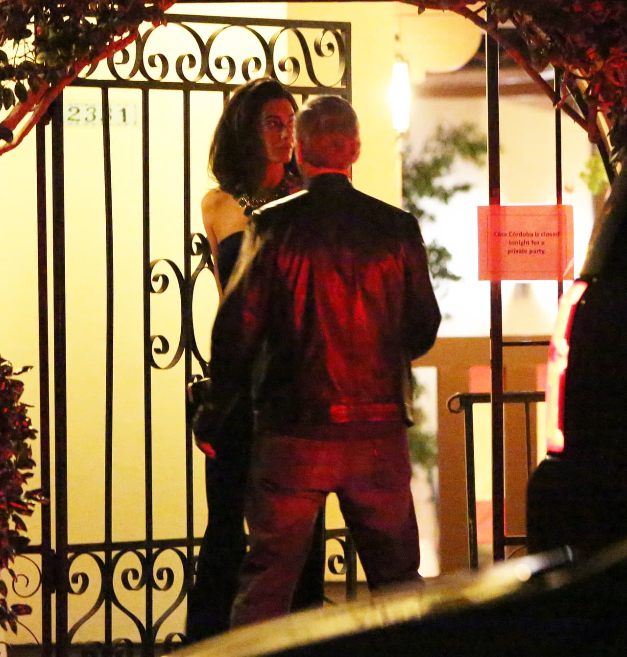 Y es que ella usó un vestido un poco holgado.