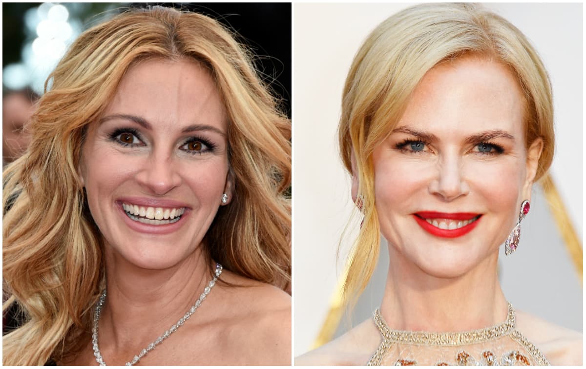 Los 
<b>49 años</b> de
<b> Julia Roberts </b>y 
<b>Nicole Kidman</b> les hacen justicia a estas bellezas.