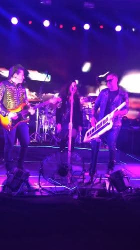 Matute, grupo lidereado por Jorge D'Alessio, se encargó de amenizar el bautizo.