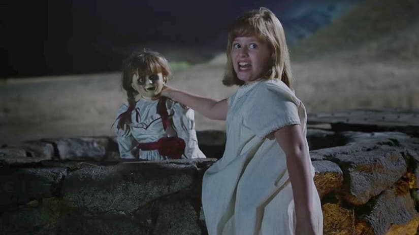 La siniestra muñeca Annabelle ha causado pánico entre los espectadores, que volvieron para ver 'Annabelle: Creation' este año.