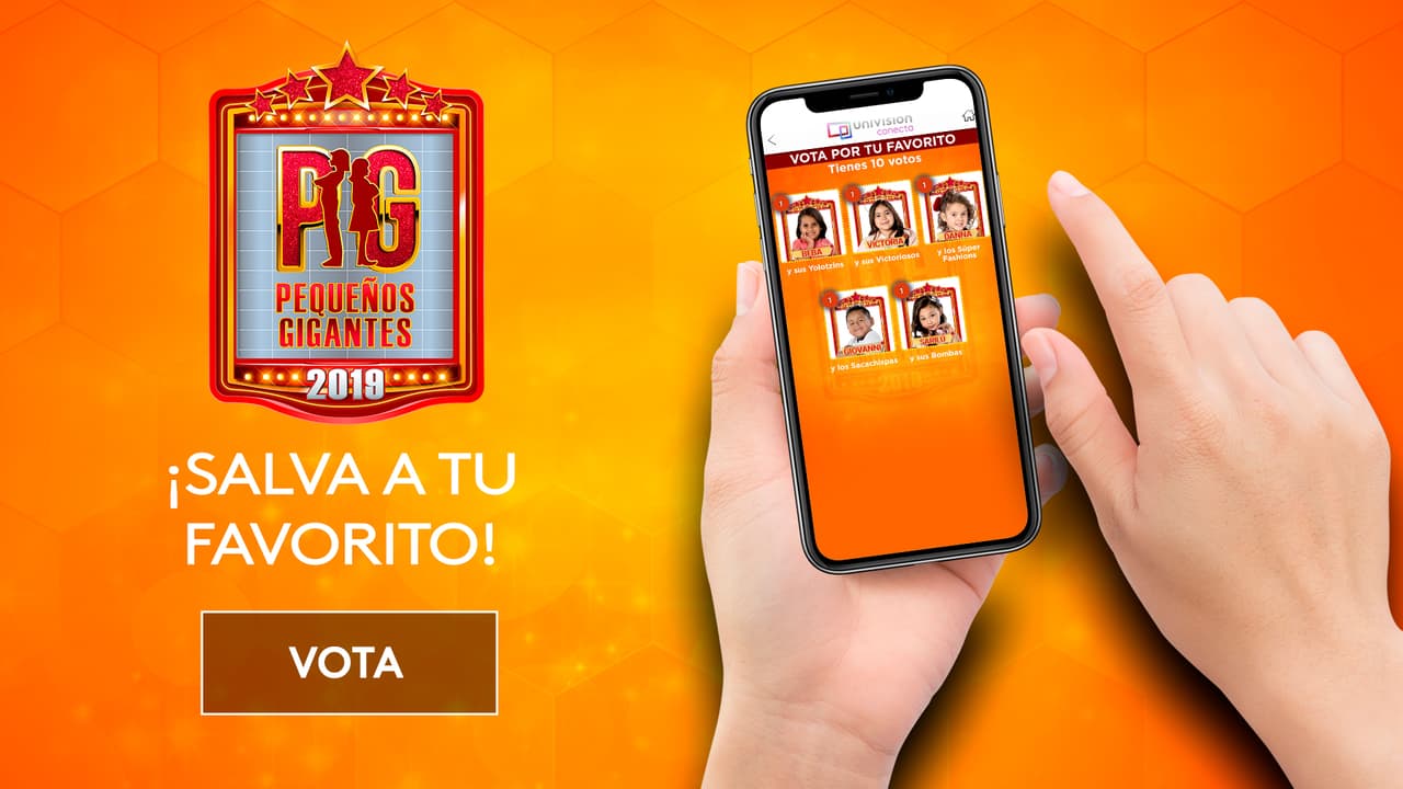 Te explicamos paso a paso cómo votar por tu escuadrón favorito en Pequeños Gigantes