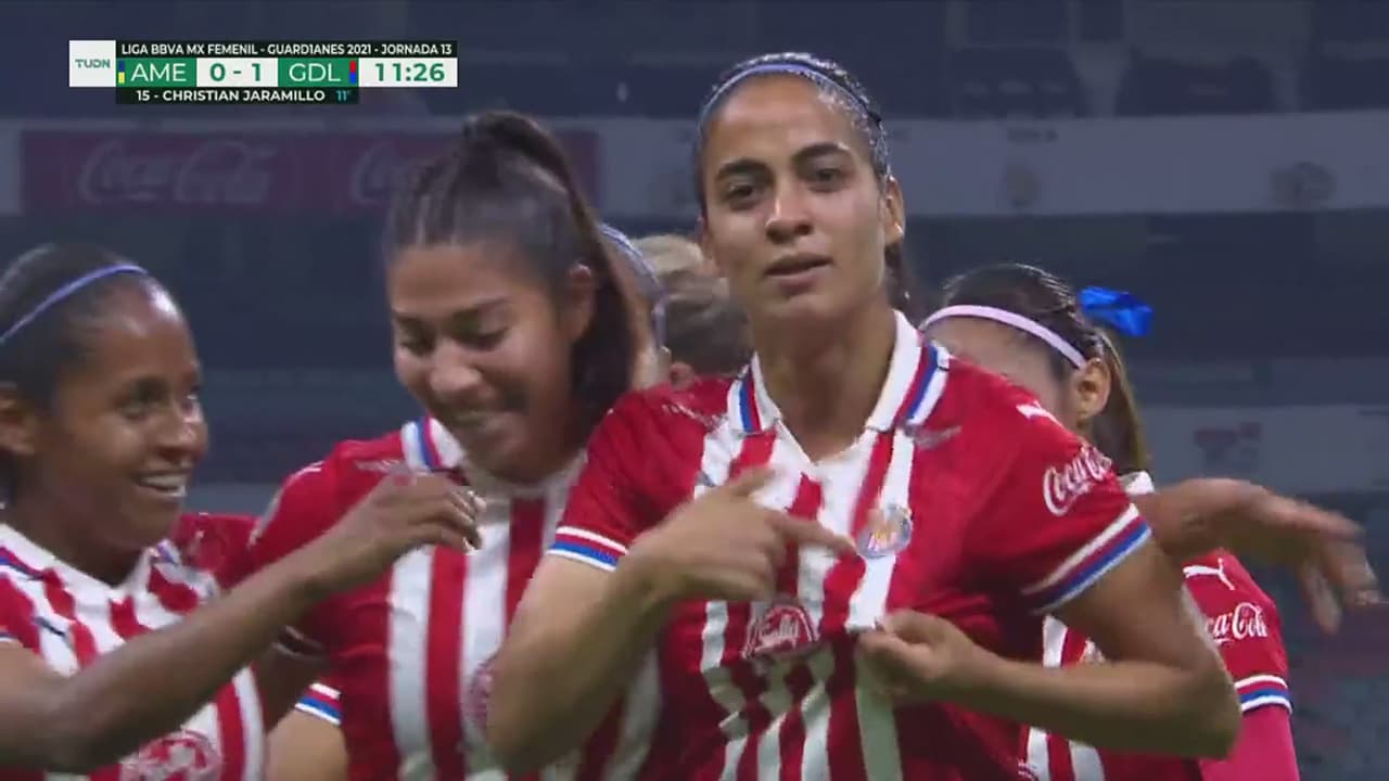 ¡Error y gol de Chivas! Carolina Jaramillo hace el 0-1 ante América