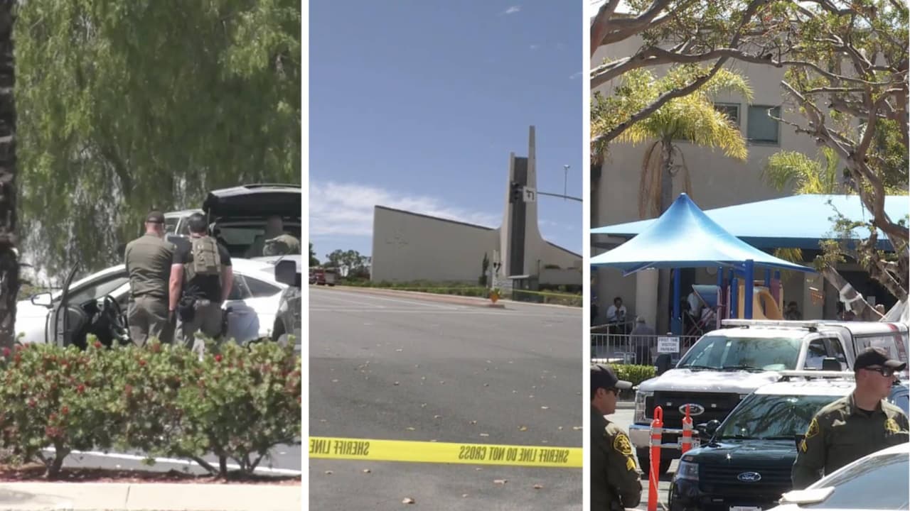 Un muerto y cuatro heridos graves durante un tiroteo en iglesia del condado de Orange: hay un sospechoso detenido