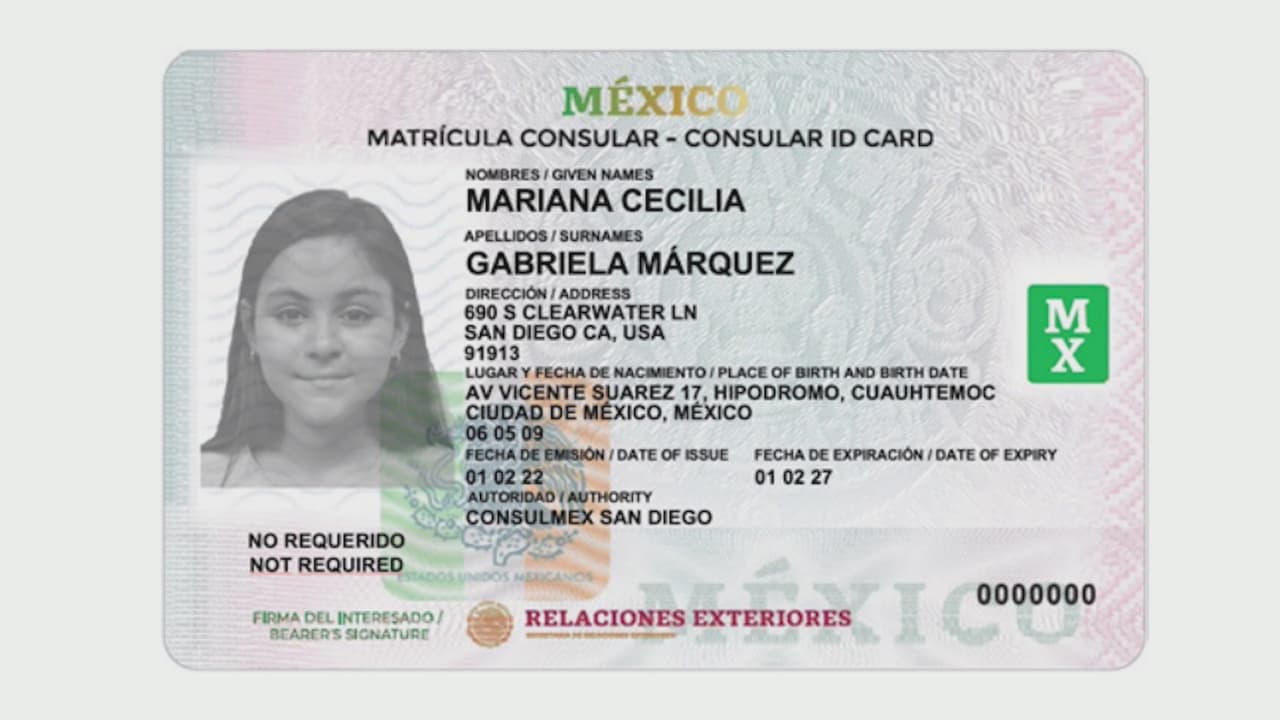 Qué es la nueva matrícula consular mexicana de tercera generación