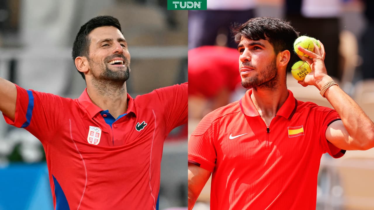Djokovic vs. Alcaraz: El finalista más veterano ante el más joven en JJOO