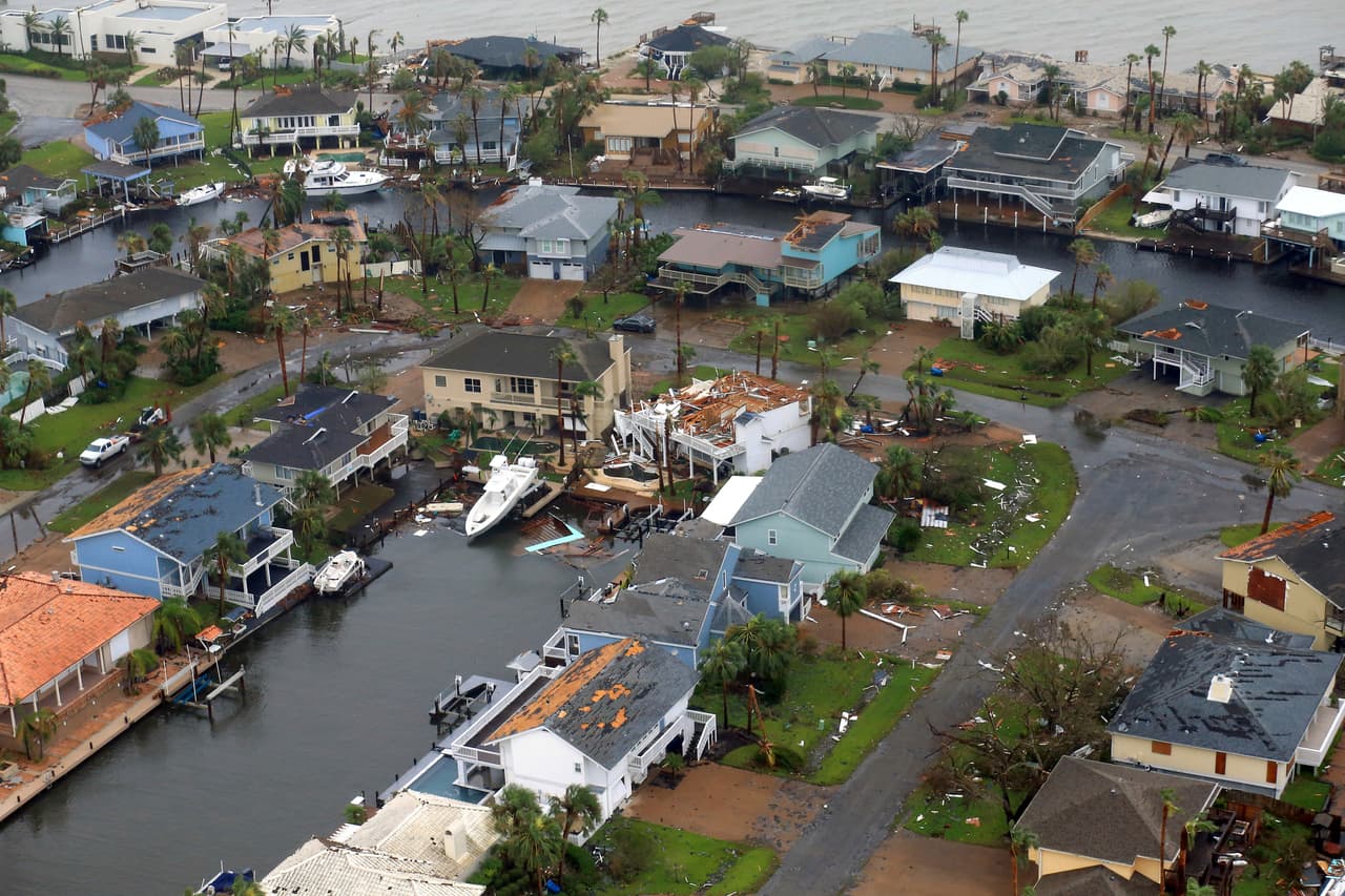 El Huracán tocó tierra en esta zona a la media noche del pasado viernes