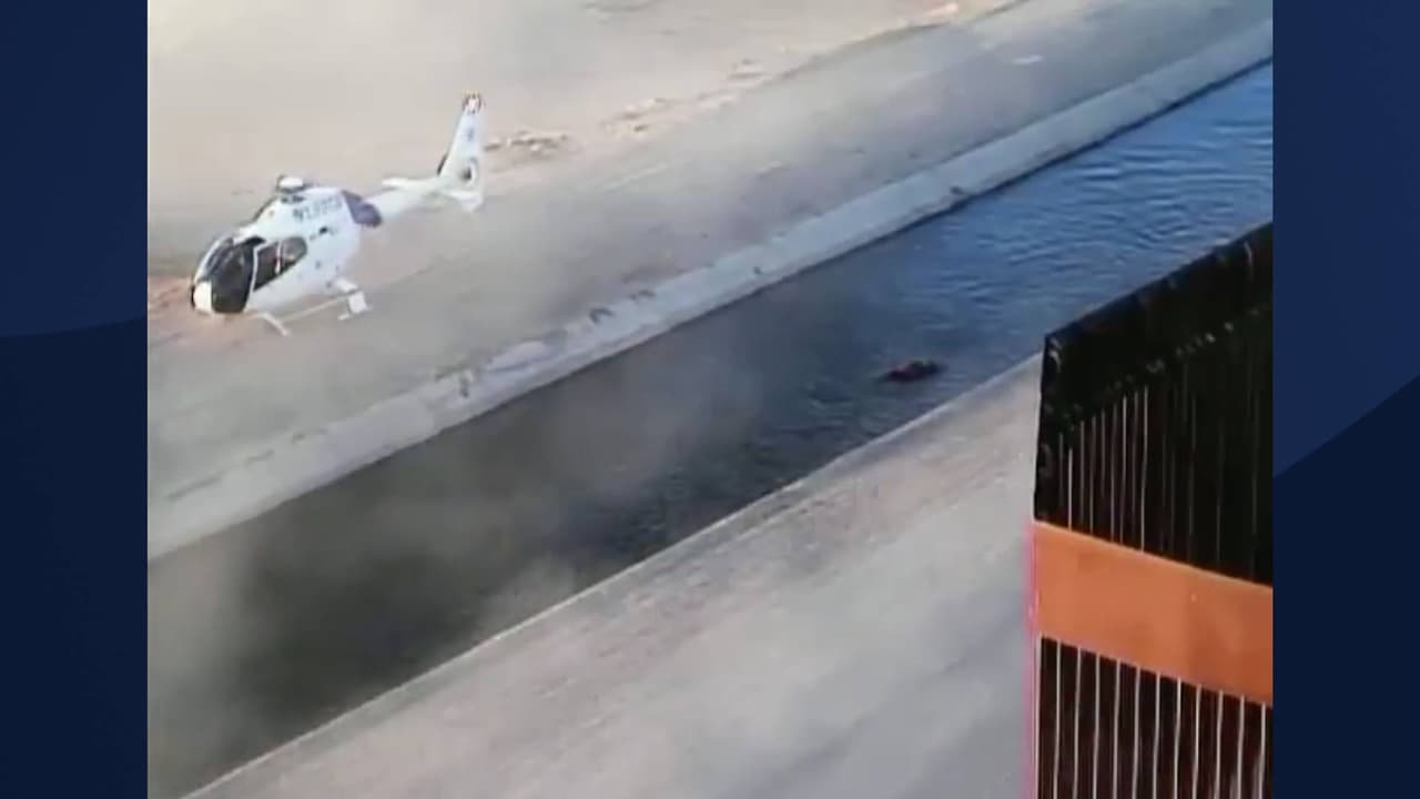 El primero en responder fue el helicóptero ya que el piloto logró localizarlos de inmediato. Al llegar, el piloto lanzo una cuerda al hombre varias veces para sacarlo, pero no lograba sujetarla por la corriente. Al rescate se unieron personas que estaban en el área, así como otros agentes y bomberos de ambos lados de la frontera. 
<br>